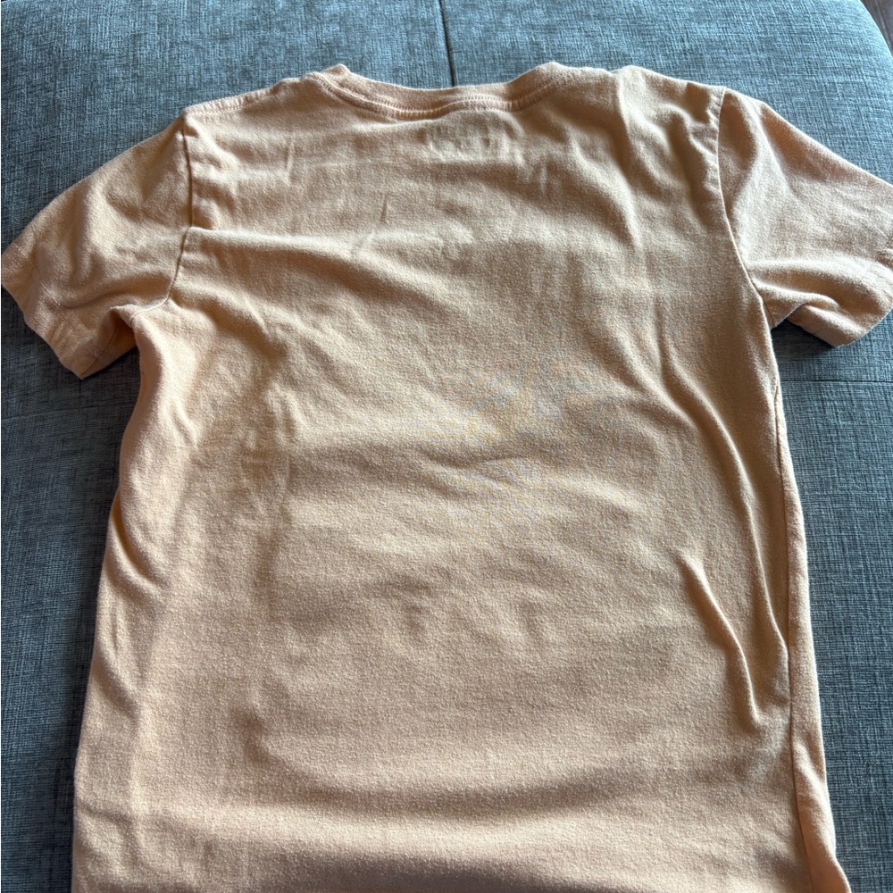 Kids Hurley Peach Graphic T-Shirt Size 8 - Picture 4 of 4